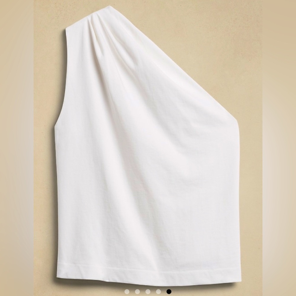 SZ L NWT One-shoulder heavy cotton tank. New in bag and never worn.